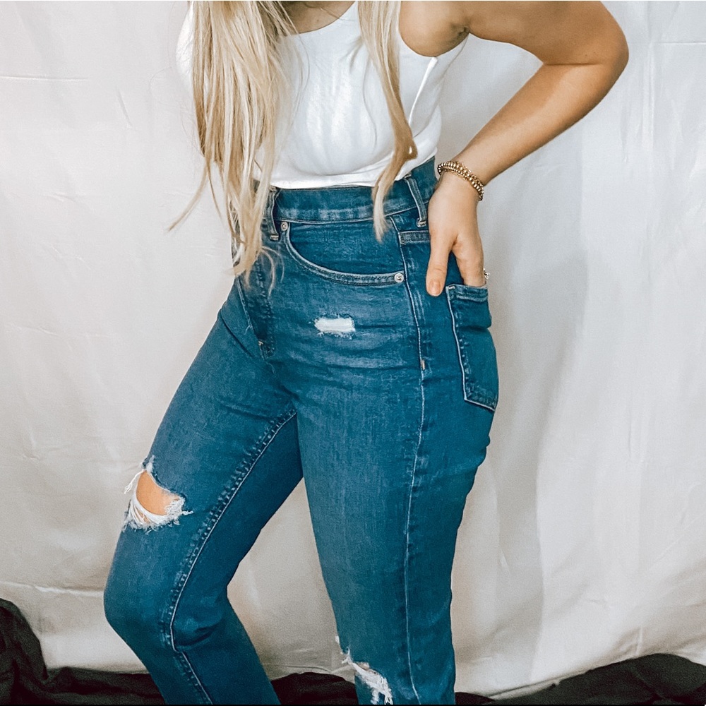 Express Mom Jean Super High Rise - Picture 4 of 11